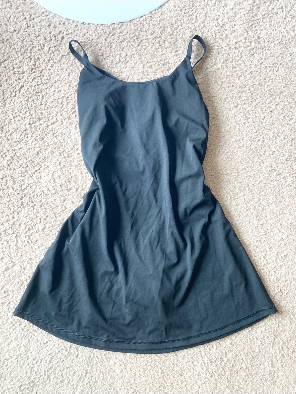 Super Cute Black Athleisure Tennis Dress with Shorts
